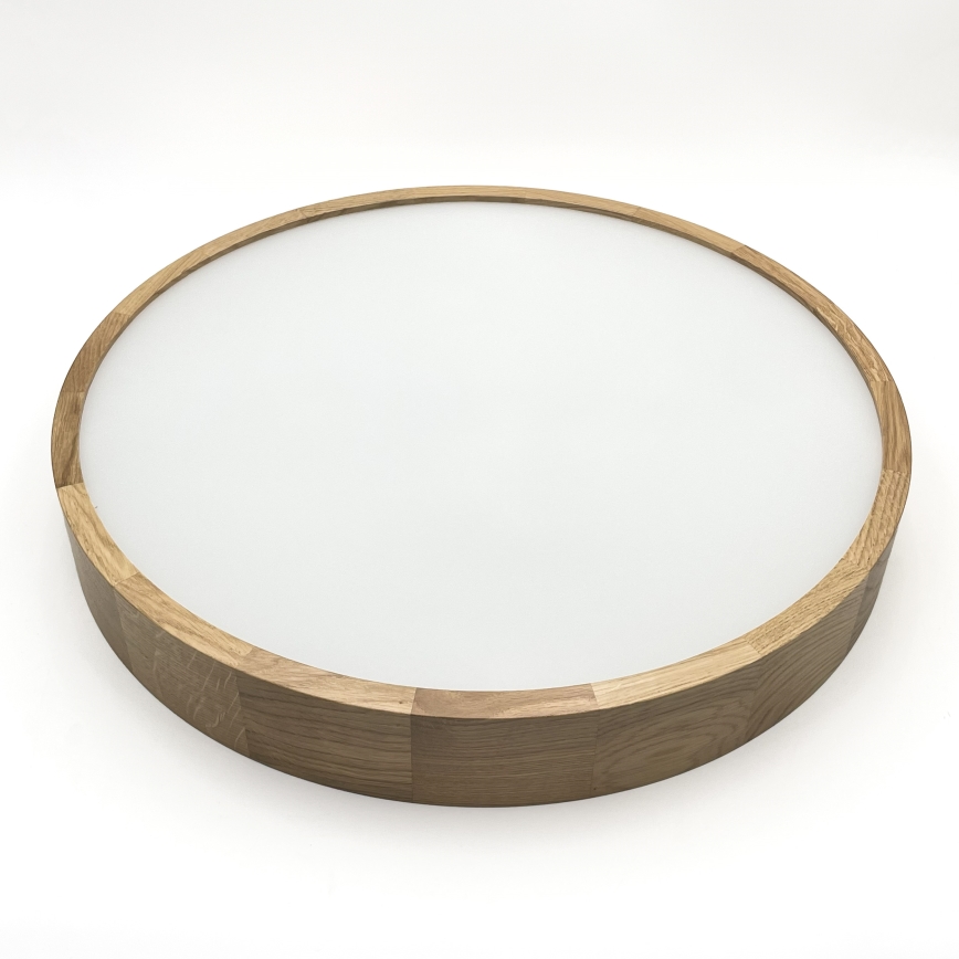 Brilagi - LED φωτιστικό οροφής CARVALHO 4xE27/60W/230V δρυς διάμ. 57,5 cm