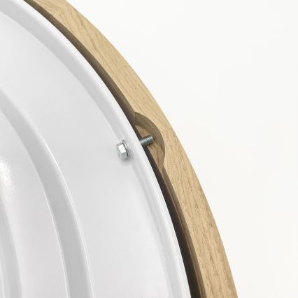 Brilagi - LED φωτιστικό οροφής CARVALHO 4xE27/60W/230V δρυς διάμ. 57,5 cm