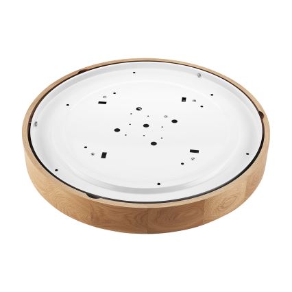 Brilagi - LED φωτιστικό οροφής CARVALHO 4xE27/60W/230V δρυς διάμ. 57,5 cm