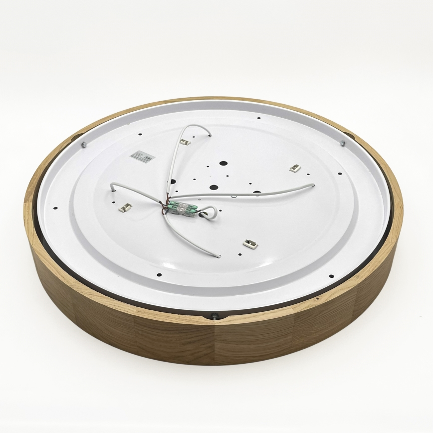 Brilagi - LED φωτιστικό οροφής CARVALHO 4xE27/60W/230V δρυς διάμ. 57,5 cm