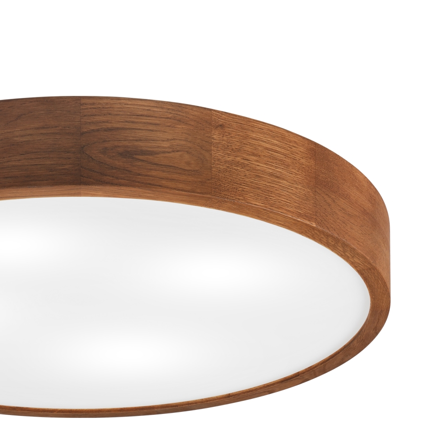 Brilagi - LED φωτιστικό οροφής CARVALHO 4xE27/60W/230V, χρώμα δρυός-κερασιάς, διάμ. 57,5 εκ.