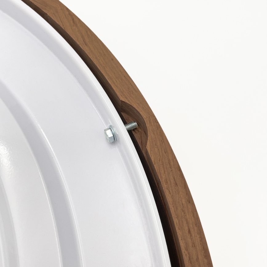 Brilagi - LED φωτιστικό οροφής CARVALHO 4xE27/60W/230V, χρώμα δρυός-κερασιάς, διάμ. 57,5 εκ.