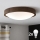 Brilagi - LED φωτιστικό οροφής CARVALHO SLIM 2xE27/15W/230V σε απόχρωση δρυός/καρυδιάς, Ø 37 εκ.