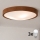 Brilagi - LED φωτιστικό οροφής CARVALHO SLIM 3xE27/15W/230V σε απόχρωση δρυός-κερασιάς Ø 47 cm