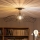 Brilagi - LED φωτιστικό οροφής CERIA WIRE 1xE27/60W/230V διάμ. 80 cm μαύρο