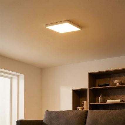 Brilagi - LED φωτιστικό οροφής ESTELA SQUARE LED/24W/230V 31x31 cm λευκό