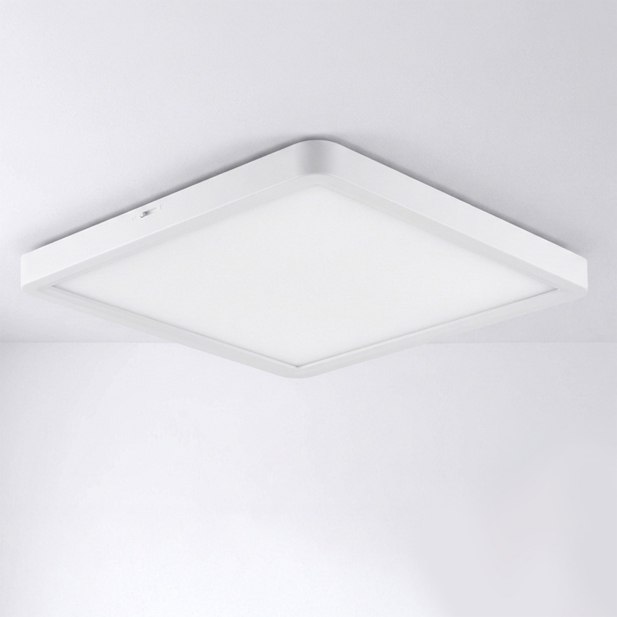 Brilagi - LED φωτιστικό οροφής ESTELA SQUARE LED/24W/230V 31x31 cm λευκό