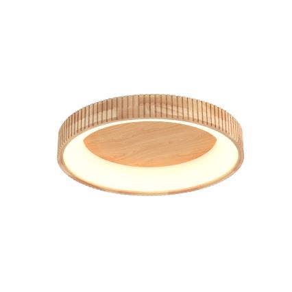 Brilagi - LED φωτιστικό οροφής FALCON WOOD MODERN LED/40W/230V 3000/4000/6000K Ø 60 cm ξύλο