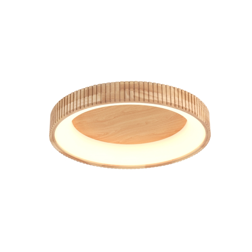 Brilagi - LED φωτιστικό οροφής FALCON WOOD MODERN LED/40W/230V 3000/4000/6000K Ø 60 cm ξύλο