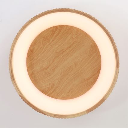 Brilagi - LED φωτιστικό οροφής FALCON WOOD MODERN LED/40W/230V 3000/4000/6000K Ø 60 cm ξύλο