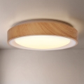 BRILAGI - LED φωτιστικό οροφής FLOCO LED/24W/230V Ø 30 εκ. φινίρισμα ξύλου/λευκό