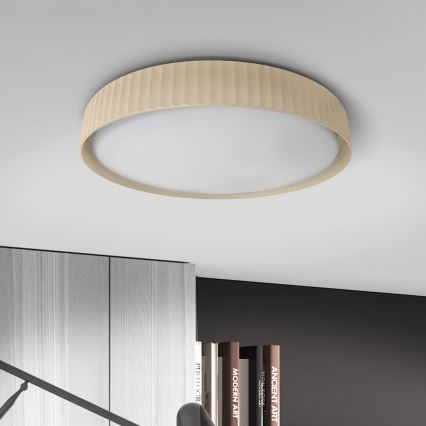 Brilagi - LED φωτιστικό οροφής LUCIA LED/24W/230V Ø 31 cm μπεζ