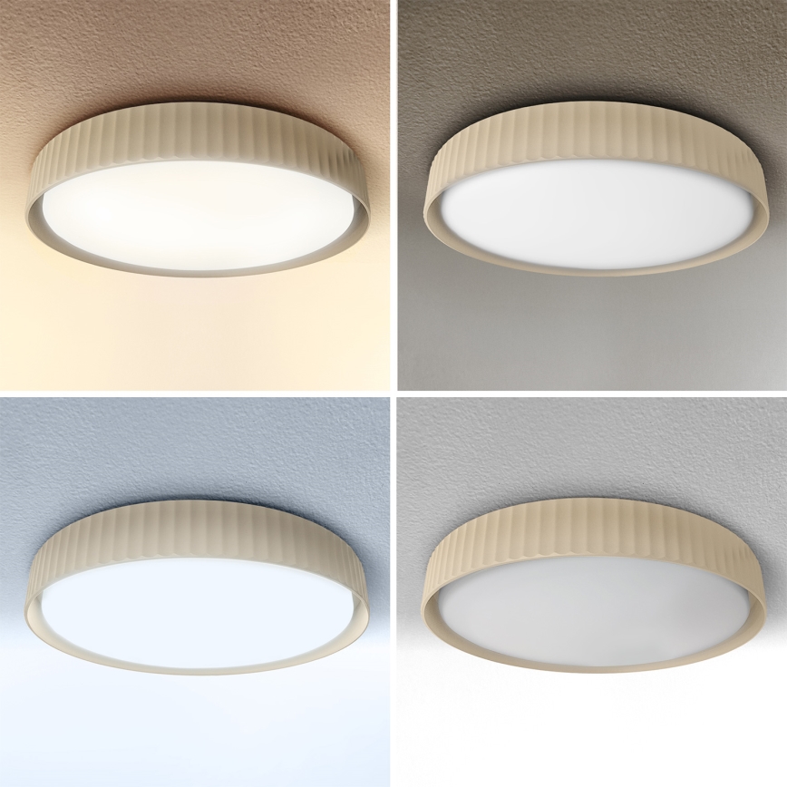 Brilagi - Ρυθμιζόμενο LED φωτιστικό οροφής LUCIA LED/60W/230V 3000-6500K διάμ. 59 cm μπεζ + τηλεχειριστήριο