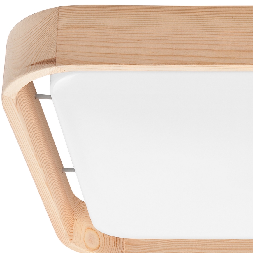 Brilagi - Ρυθμιζόμενο LED φωτιστικό οροφής MANAROLA CUBIC LED/24W/230V 45x45 cm 3000-6500K σε φινίρισμα πεύκου + τηλεχειριστήριο