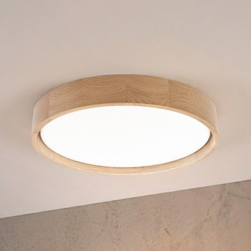 Brilagi - LED φωτιστικό οροφής MANAROLA PLAIN LED/24W/230V 4000K διάμ. 41 cm, σε απόχρωση δρυός