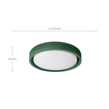 Brilagi - LED φωτιστικό οροφής MATTEO LED/24W/230V διάμ. 31 cm πράσινο