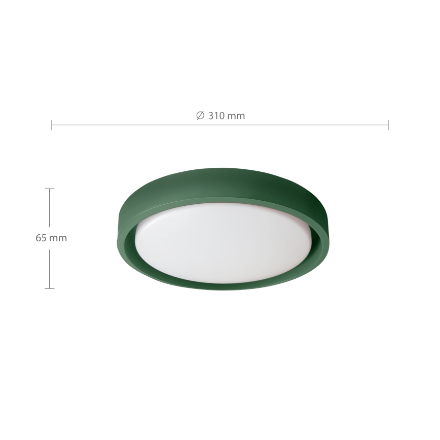 Brilagi - LED φωτιστικό οροφής MATTEO LED/24W/230V διάμ. 31 cm πράσινο