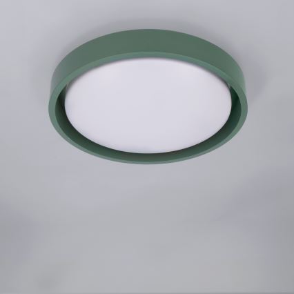 Brilagi - LED φωτιστικό οροφής MATTEO LED/24W/230V διάμ. 31 cm πράσινο