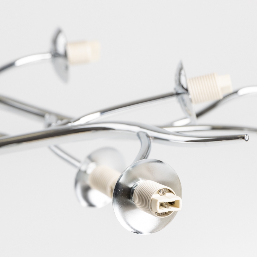 Brilagi - LED φωτιστικό οροφής MISTEL 15xG9/3W/230V, μαύρο χρώμιο/καπνιστό