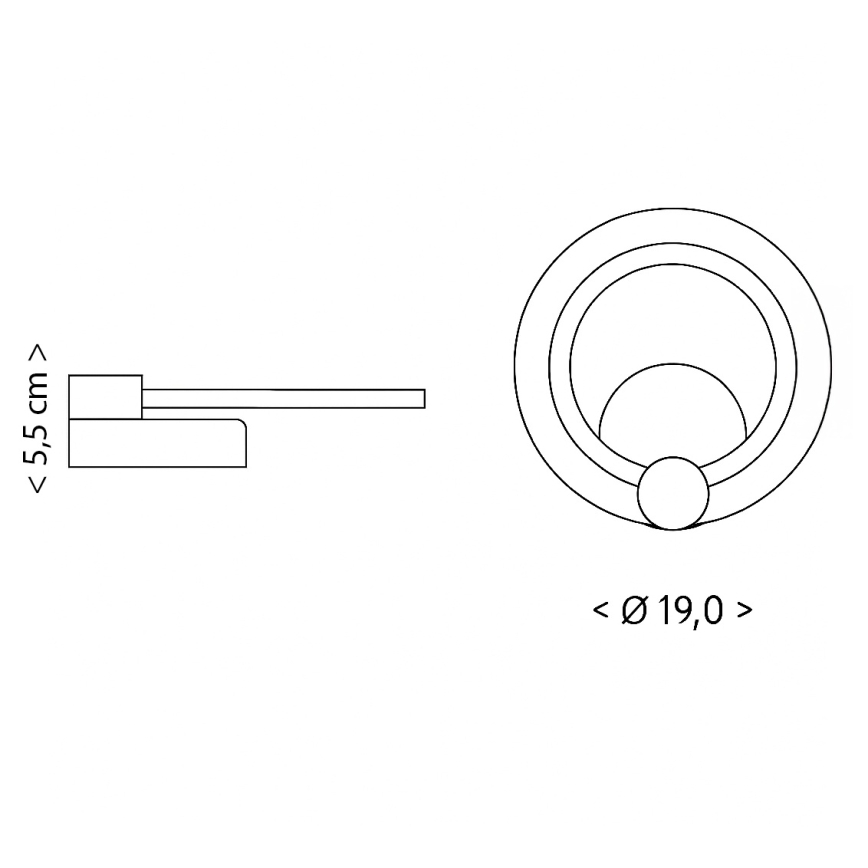 Brilagi - LED φωτιστικό οροφής MODERN MINI LED/16W/230V 3000/4000/6000K