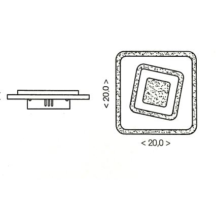 BRILAGI - LED Φωτιστικό οροφής MODERN MINI LED/32W/230V 3000/4000/6000K