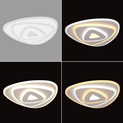 Brilagi - Ρυθμιζόμενο φωτιστικό οροφής LED MODERN MINI LED/45W/230V 3000-6000K 30x30 εκ. + τηλεχειριστήριο