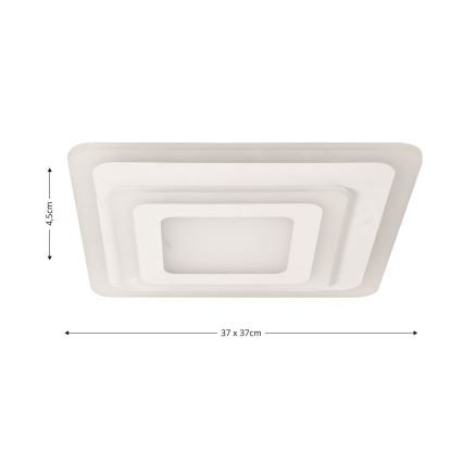 Brilagi - LED Ρυθμιζόμενο φωτιστικό οροφής MODERN MINI LED/65W/230V 3000-6000K 37x37 cm + τηλεχειριστήριο