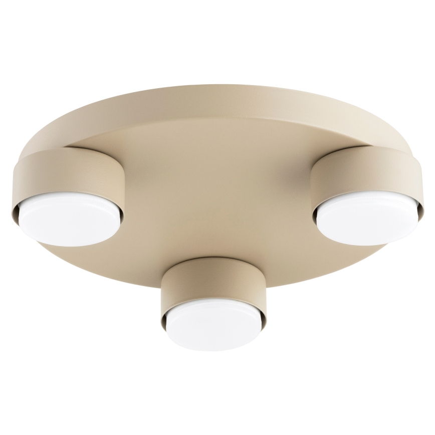 Brilagi - LED φωτιστικό οροφής MONO 3xGX53/30W/230V διάμ. 30 εκ. μπεζ