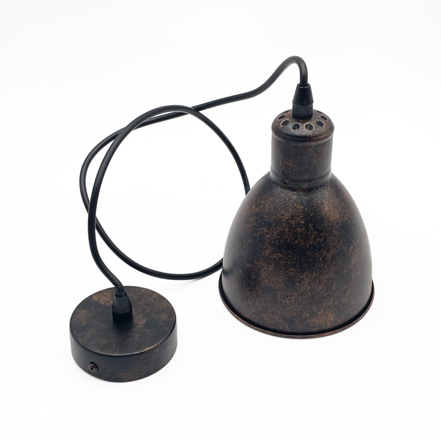 Brilagi - LED φωτιστικό οροφής σε καλώδιο RIDDY 1xE27/60W/230V χάλκινο/πατίνα