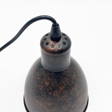 Brilagi - LED φωτιστικό οροφής σε καλώδιο RIDDY 1xE27/60W/230V χάλκινο/πατίνα