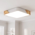 Brilagi - LED φωτιστικό οροφής PILANA LED/24W/230V δρυς/λευκό 32x32 cm