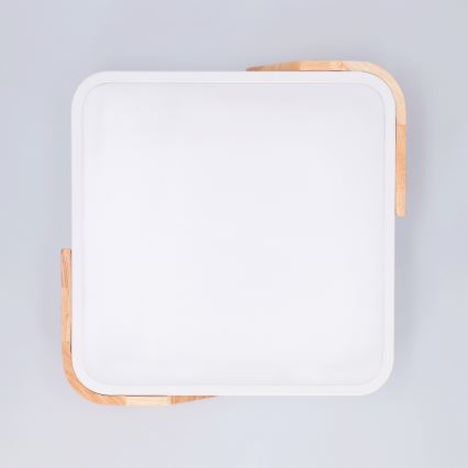 Brilagi - LED φωτιστικό οροφής PILANA LED/24W/230V δρυς/λευκό 32x32 cm