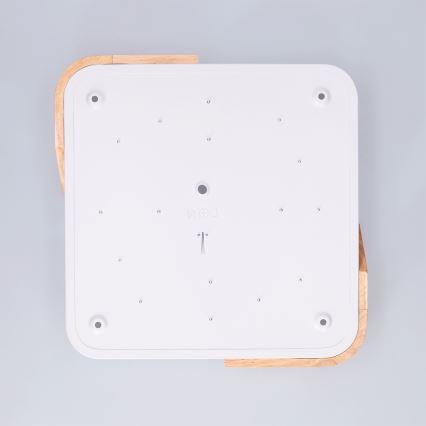 Brilagi - LED φωτιστικό οροφής PILANA LED/24W/230V δρυς/λευκό 32x32 cm