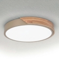 BRILAGI - LED φωτιστικό οροφής PILANA LED/24W/230V δρυς/μπεζ διάμ. 30 εκ.