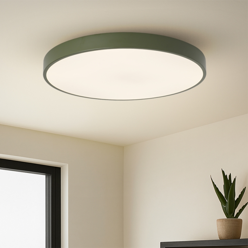 Brilagi - Φωτιστικό οροφής LED POOL LED/100W/230V 3000/4000/6000K Ø 80 εκ. πράσινο