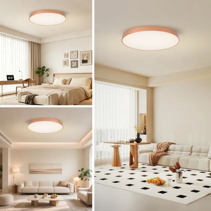 Brilagi - Φωτιστικό οροφής LED POOL LED/100W/230V 3000/4000/6000K Ø 80 cm μπρονζέ
