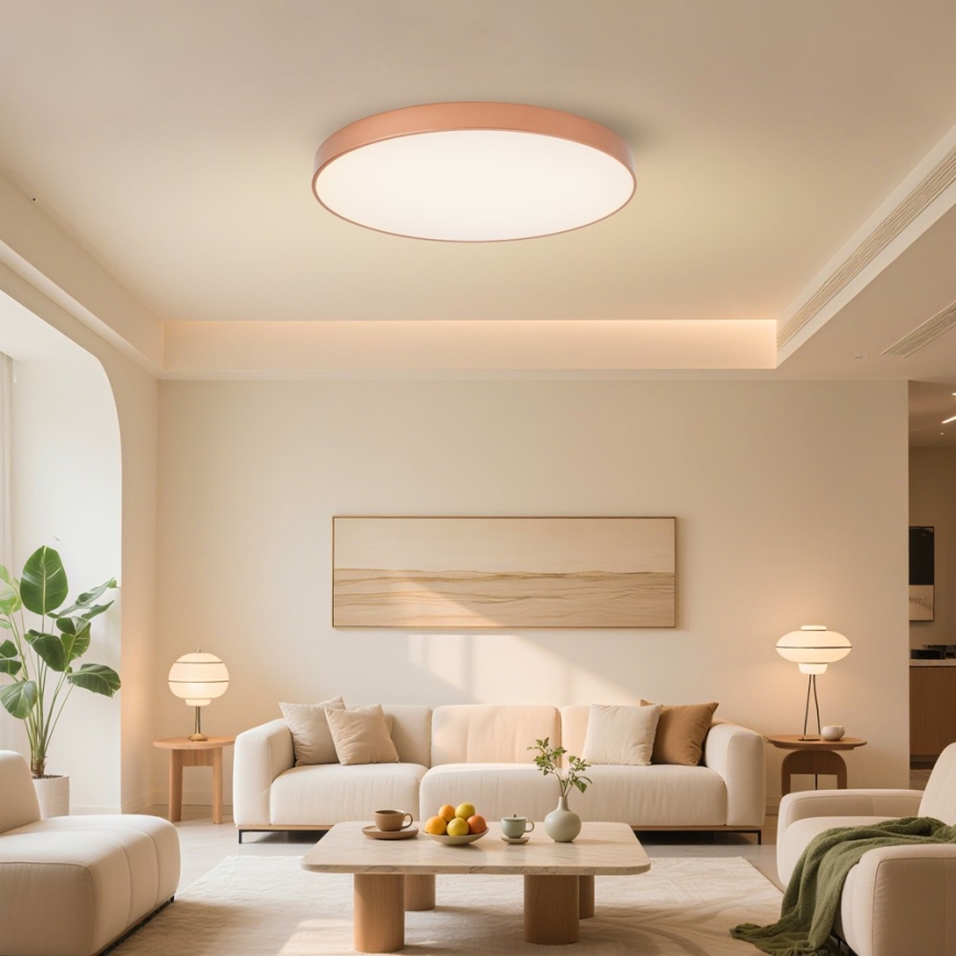 Brilagi - Φωτιστικό οροφής LED POOL LED/100W/230V 3000/4000/6000K Ø 80 cm μπρονζέ