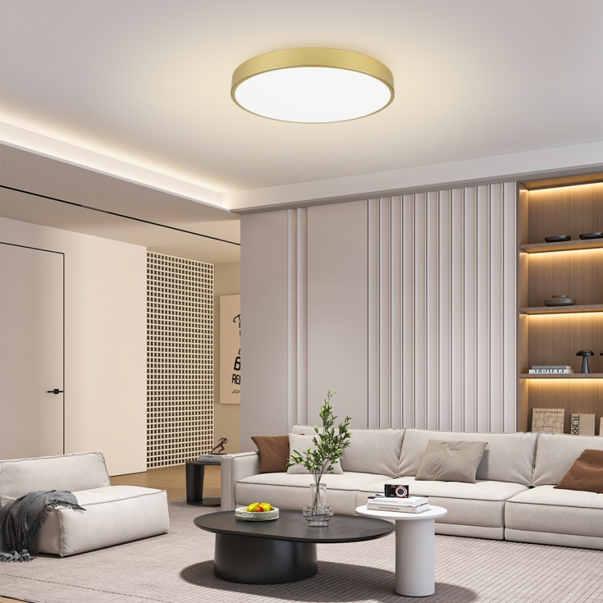 Brilagi - LED φωτιστικό οροφής POOL LED/100W/230V 3000/4500/6000K διάμ. 80 cm χρυσό