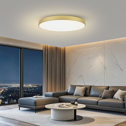 Brilagi - LED φωτιστικό οροφής POOL LED/128W/230V 3000/4000/6000K διάμ. 100 cm χρυσό