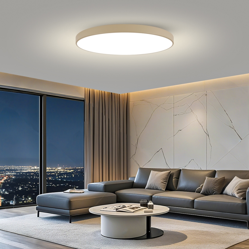 Brilagi - Φωτιστικό οροφής LED POOL LED/180W/230V 3000/4500/6000K διάμ. 120 cm μπεζ