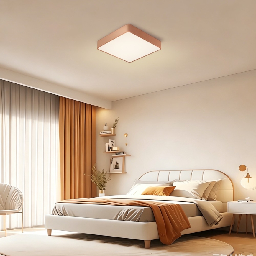 Brilagi - Φωτιστικό οροφής LED POOL LED/48W/230V 3000/4000/6000K 50x50 cm μπρονζέ