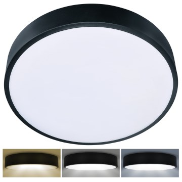 Brilagi - LED φωτιστικό οροφής POOL LED/48W/230V 3000/4000/6000K διάμ. 40 cm μαύρο