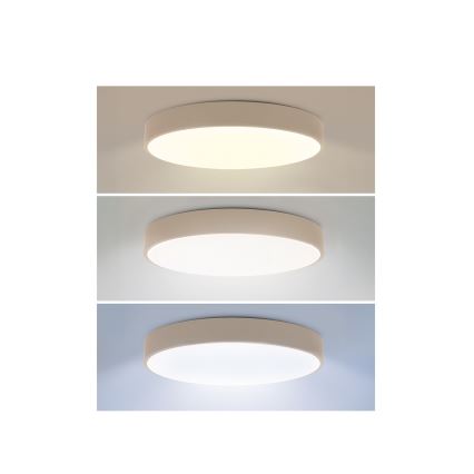 Brilagi - Φωτιστικό οροφής LED POOL LED/48W/230V 3000/4000/6000K Ø 40 cm μπεζ