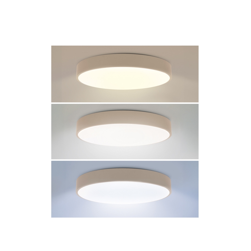 Brilagi - Φωτιστικό οροφής LED POOL LED/48W/230V 3000/4000/6000K Ø 40 cm μπεζ