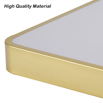 Brilagi - LED φωτιστικό οροφής POOL LED/48W/230V 3000/4500/6000K 50x50 cm χρυσό