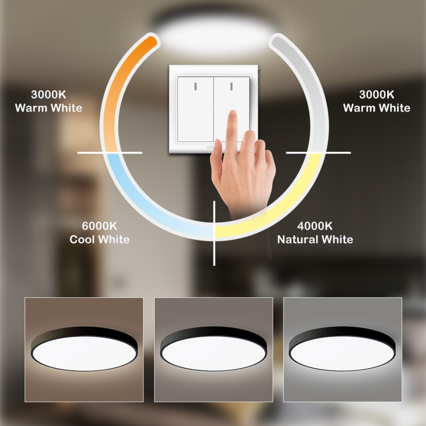 Brilagi - LED φωτιστικό οροφής POOL LED/60W/230V 3000/4000/6000K 50 cm