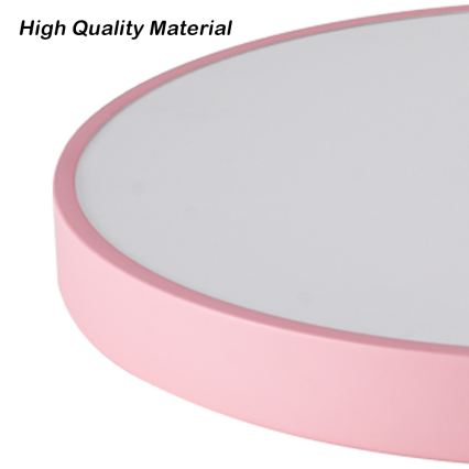 Brilagi - Φωτιστικό οροφής LED POOL, 60W, 230V, 3000/4000/6000K, Ø 50 cm, ροζ