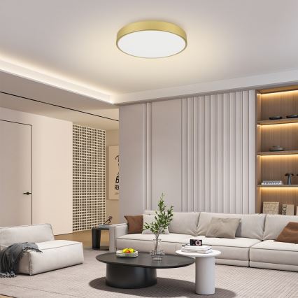 Brilagi - LED φωτιστικό οροφής POOL LED/60W/230V 3000/4000/6000K Ø 60 cm χρυσό