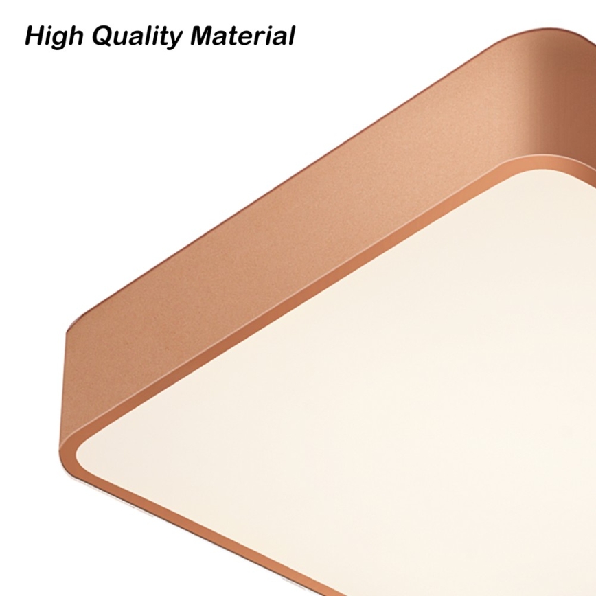 Brilagi - Φωτιστικό οροφής LED POOL SQUARE LED/36W/230V 3000/4000/6000K 40x40 cm μπρονζέ