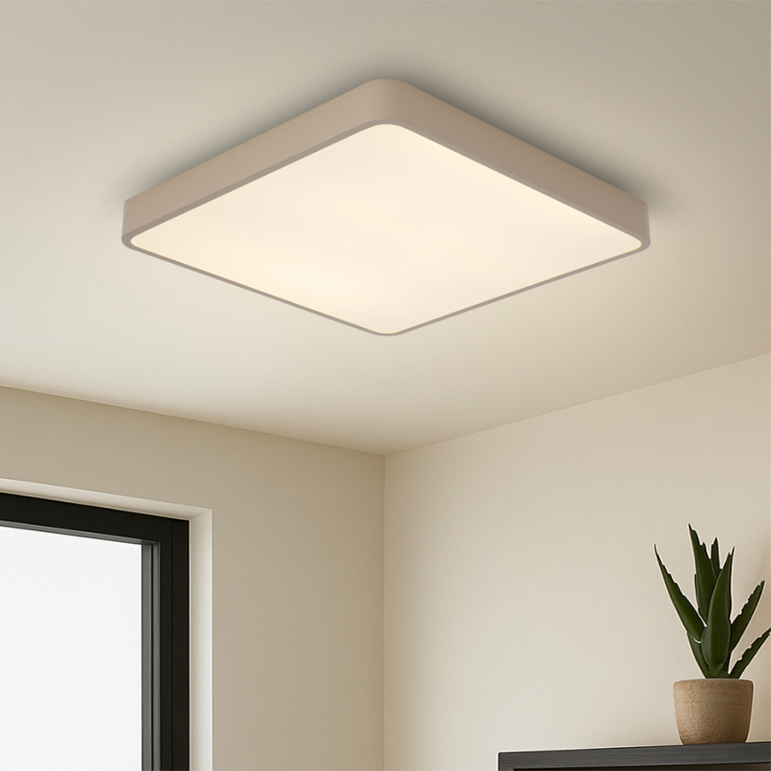 Brilagi - LED φωτιστικό οροφής POOL SQUARE LED/36W/230V 3000/4000/6000K 40x40 cm μπεζ